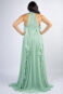 Vestido Detalhes Babados Crepe de Seda