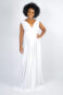 Vestido easy fit branco com alça larga