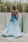Vestido longo com opções de amarração