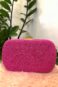 Clutch pink corda trançada