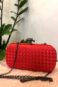 Clutch vermelha de cetim