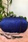 Clutch azul com brilho