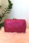 Clutch pink com cristais