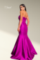 Vestido fúcsia de alfaiataria com laço