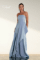 Vestido tomara que caia serenity com saia sobreposta