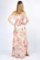 Vestido floral ombro aberto Amissima